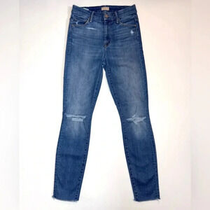 Mother High Waisted Looker Ankle Jeans Size- 24
